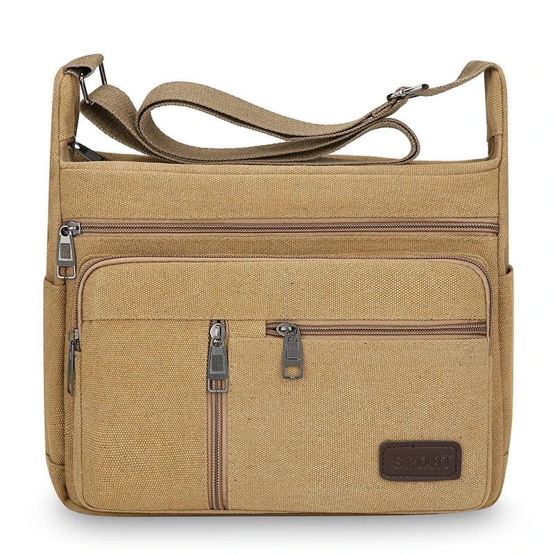 Men Canvas Shoulder Bag