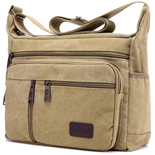 Men Canvas Shoulder Bag